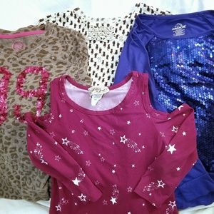 Girls Size 8 Fall Shirt Bundle